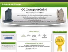 Tablet Screenshot of design-anfrage.granitgravur.de